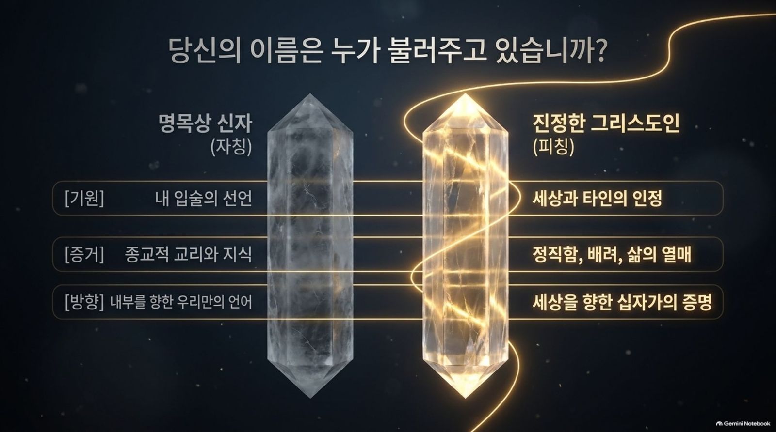 자칭과 피칭 비교 슬라이드