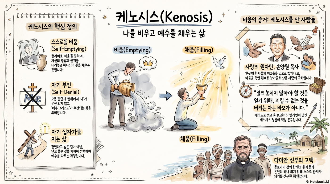 케노시스 — 나를 비우고 예수를 채우는 삶