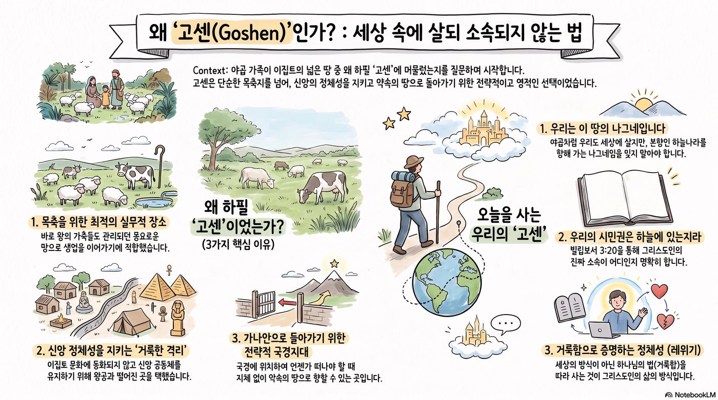 왜 고센인가 — 세상 속에 살되 소속되지 않는 법